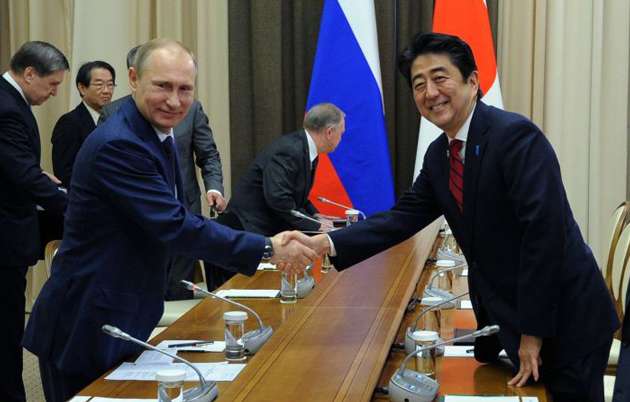 ussia putin giappone abe vladivostok