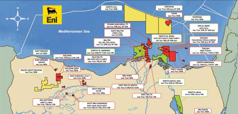 Gas Egitto: accordo Eni EGAS su aumento produzione